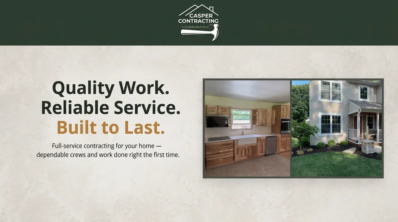 Casper Contracting website screenshot